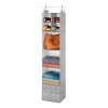 ECANVER Organizador Closet Ropa Zapatos 10 Espacios Colgable Gris