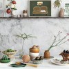 Creative Co-Op Floral Mosaic Stoneware Bowl Set, Multicolor, Set of