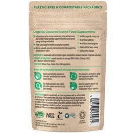 Organic Seaweed Iodine Supplement – Together Health – from Organic Seaweed – Natural Source of Iodine – Vegan Friendly – Made in The UK – 30 Vegecaps