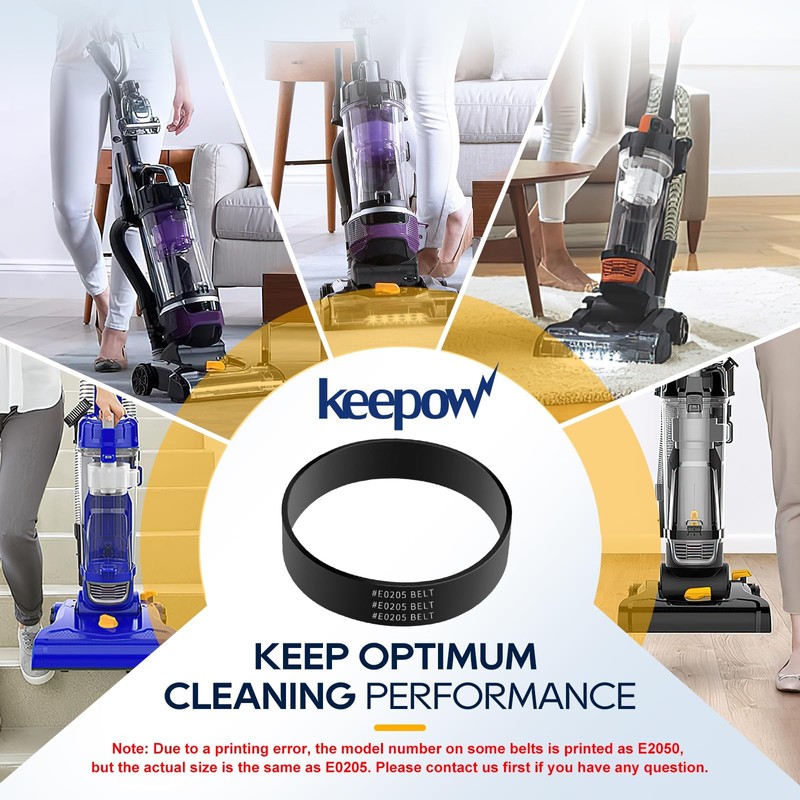 KEEPOW Vacuum Belt Compatible with Eureka Vacuum Belt, Part E0205