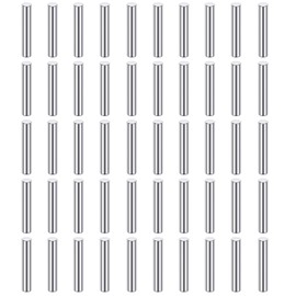 JGGZONE 2x10mm Dowel Pin Hex Steel Wheel Hub Nut Pins Hinge Pin Compatible with HSP Redcat Wltoys Tra-xxas MJX Hyper Go 1/10 1/14 1/16 RC Car Hardware Replacement (Pack of 50)