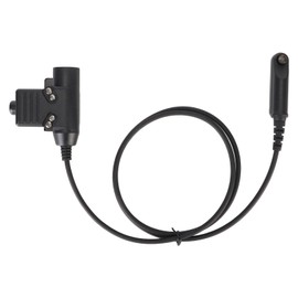 U94 PTT Adapter Cable 35.4in Walkie Talkie Headset Connector Cable Fit for Baofeng UV9R UV 9R Plus UV XR BF A58