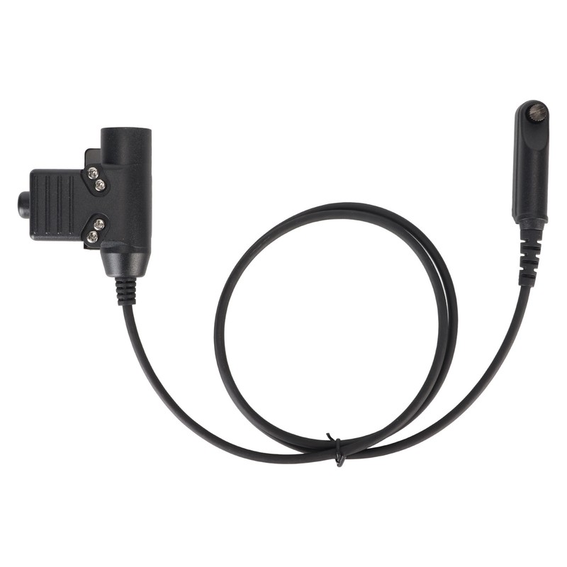 U94 PTT Adapter Cable 35.4in Walkie Talkie Headset Connector Cable