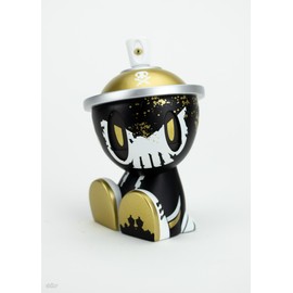 Generic The Battle Damaged Lil Qwiky Gold and Black Canbot Collectible, Ultra Rare!