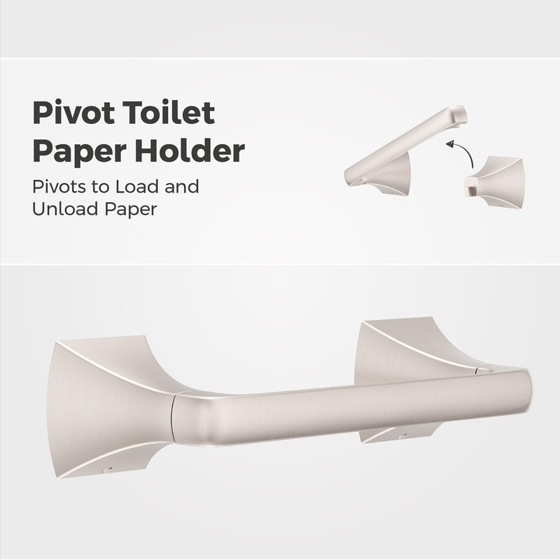 Pfister Bruxie 3-Piece Bathroom Hardware Set with Towel Bar, Towel