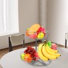Livabber Fruit Basket Bowl with Banana Hanger, Fruit Vegetable Storage