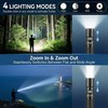 SuperFire 2-Pack 1000 Lumens Rechargeable Flashlights, USB-C Tactical LED Flashlight
