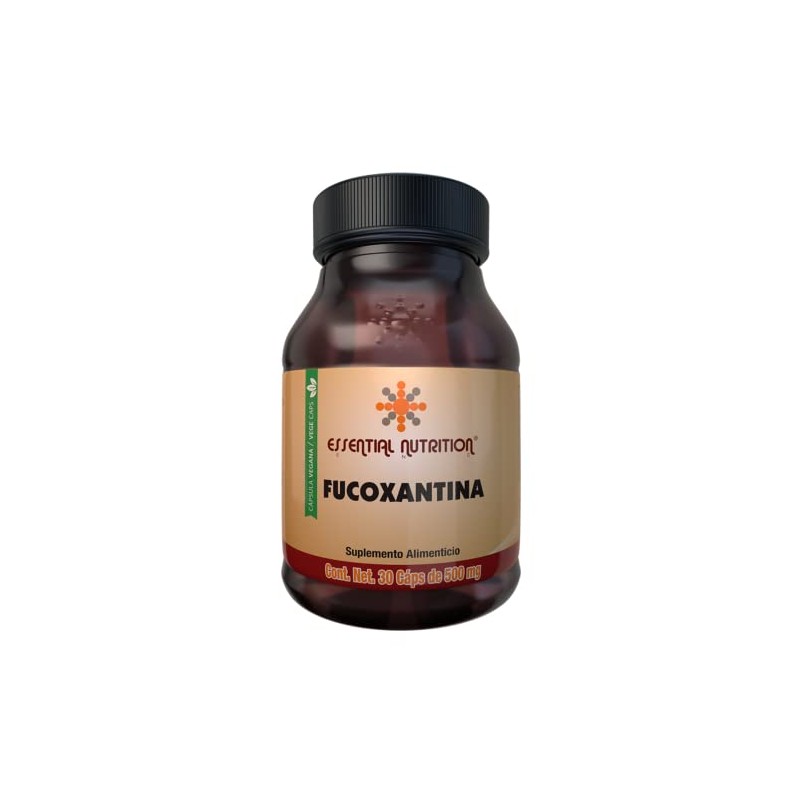 Essential Nutrition, Fucoxantina 30 Cápsulas Veganas de 500 mg
