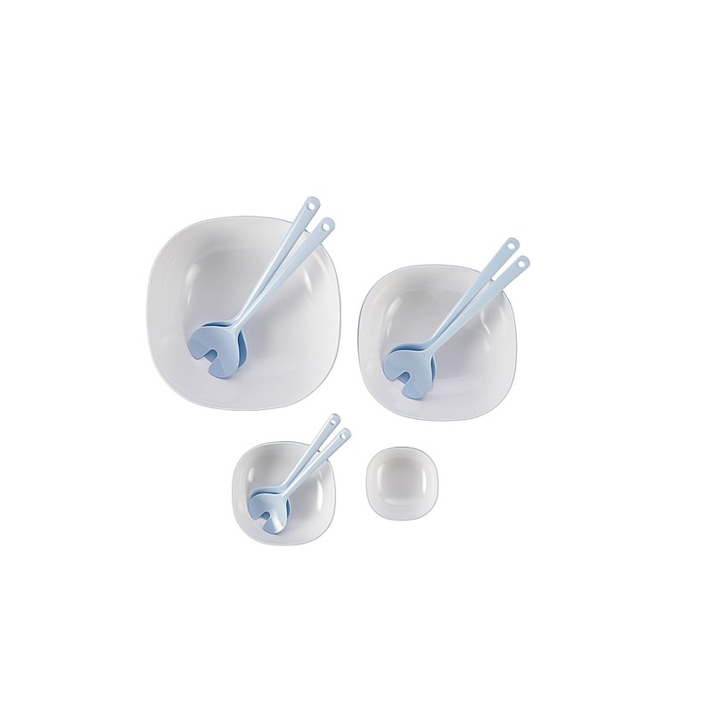 Synthesis Salad Servers Small 2-Piece Nordic Blue