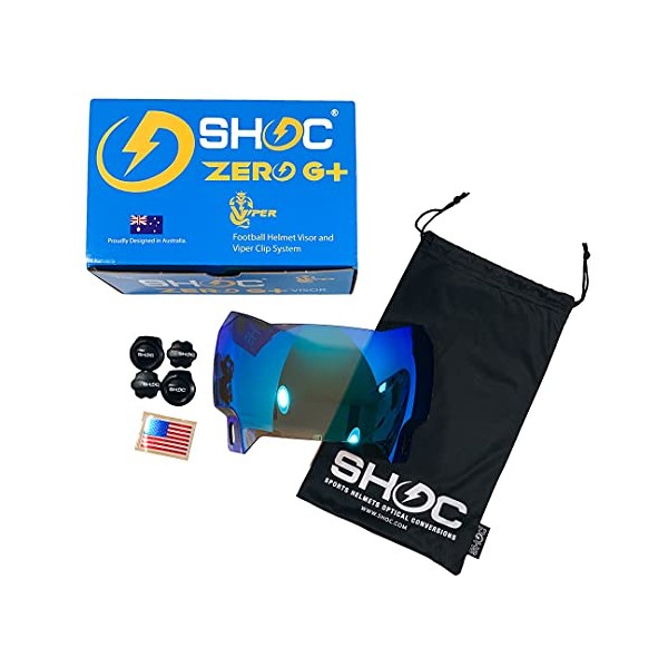 Shoc Zero G Plus Visor for Riddell SpeedFlex Football Helmets