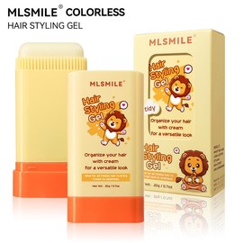 【MLSMILE】Hair Wax Stick for Hair Styling,2-in-1 Design with Built-in Comb,Slick-Waxes,Haircare thick edges Gel edge control bask leather Portable Hair