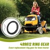 Alocs 499612 Flywheel Ring Gear Replacement for Briggs & Stratton,