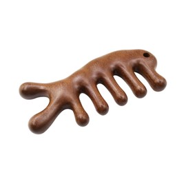 Wooden Scalp Massager Comb -Natural Sandalwood Wide Tooth Hair Comb for Women Men