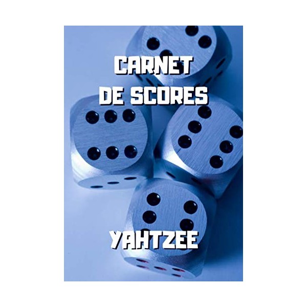 Carnet de scores yahtzee: Dés violets Yahtzee - Cahier de