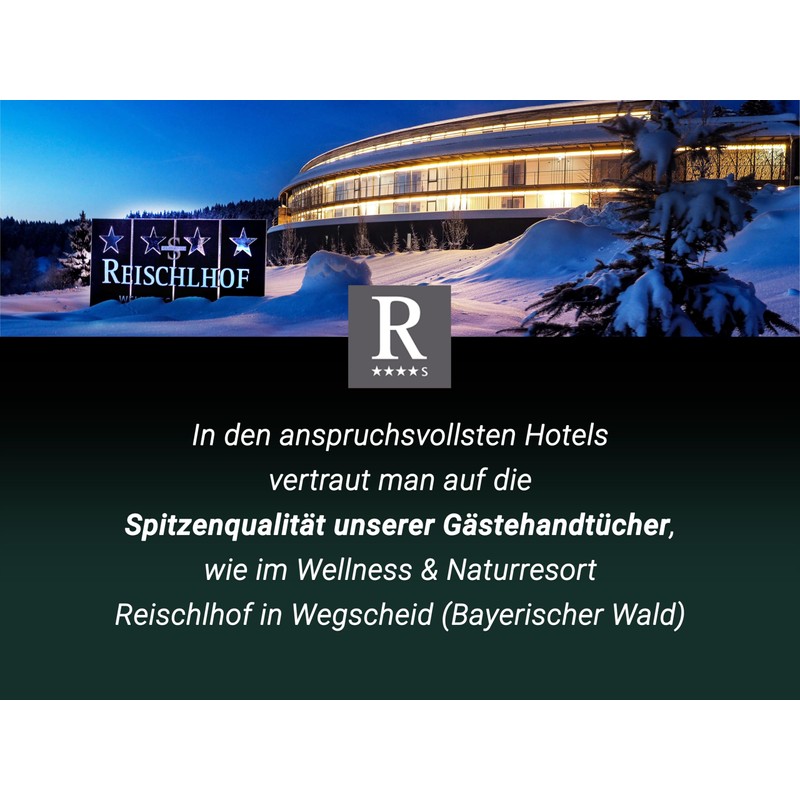 'ZOLLNER® Terry Rwäsche Set of 10 Available in Different Colours and