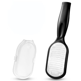 Foot File Callus Remover with Dead Skin Catcher, Foot Rasp Foot File and Callus Remover, Pedicure Tool for Cracked Heel Treatment, Feet Hard Skin Remover, Foot Scraper, Wet & Dry Use Feet Rasp