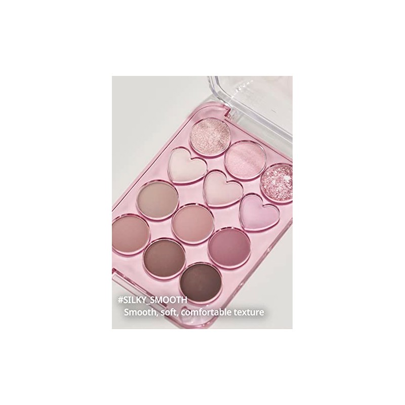 Colorgram Pin Point Eyeshadow Palette - 02 Pink Plus Mauve