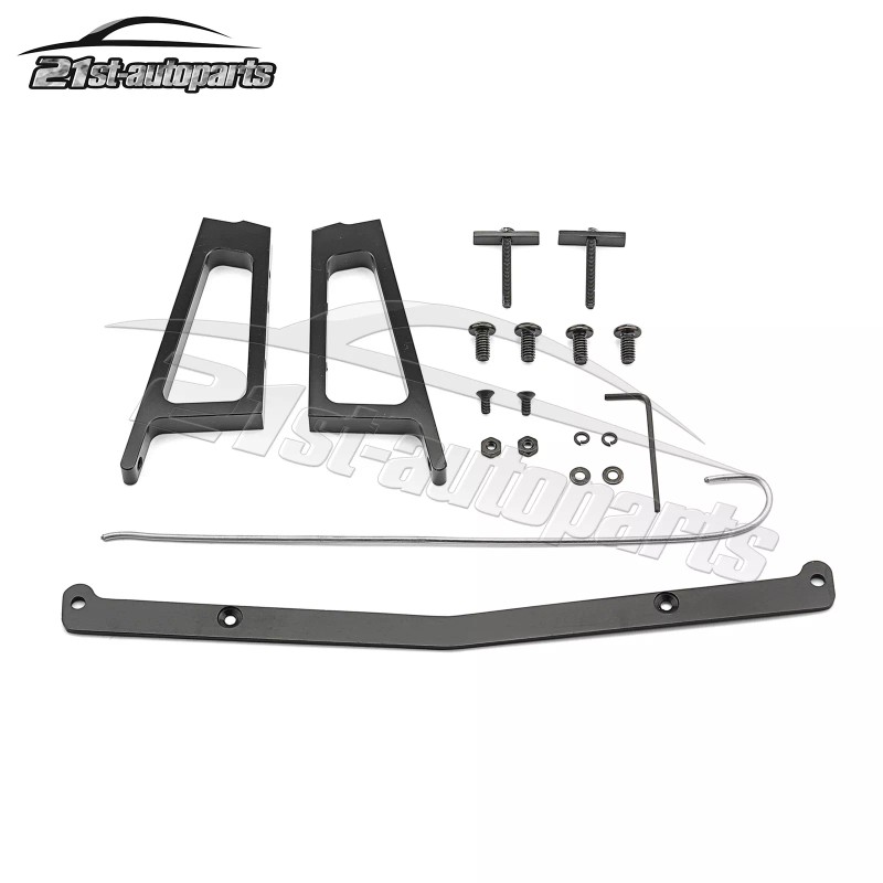 21ST_AUTOPARTS NO Drill Front License Plate Mount Bracket for 2015-2023