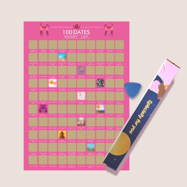 Funvalley Surperfect 100 Dating Scrape Off Posters, Date List Date