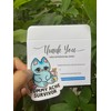 Pack 3" Tummy Ache Survivor Cute Cat Sticker Meme Funny