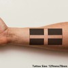 'Flag Of Cornwall' Temporary Tattoo - Water Resistant, Skin-Safe, Non-Toxic
