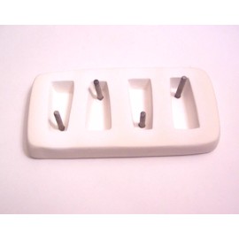 Perfect-Hole 2" Tapered Rectangles Glass Fusing Mold Frit Casting Jewelry Molds