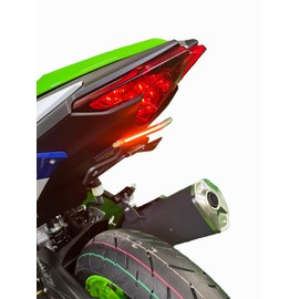 Bikelitez Fender Eliminator made for Kawasaki 2024 EX500, includes turn signal light bar SX version, Includes license plate mount and tag light