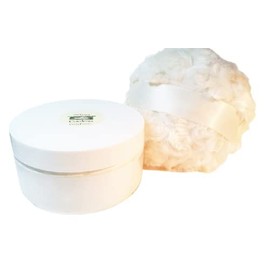 White Florals Assortment - Scented Silk Dusting Powder Set - 8 oz Jar Talc Free - Silky Body Puff
