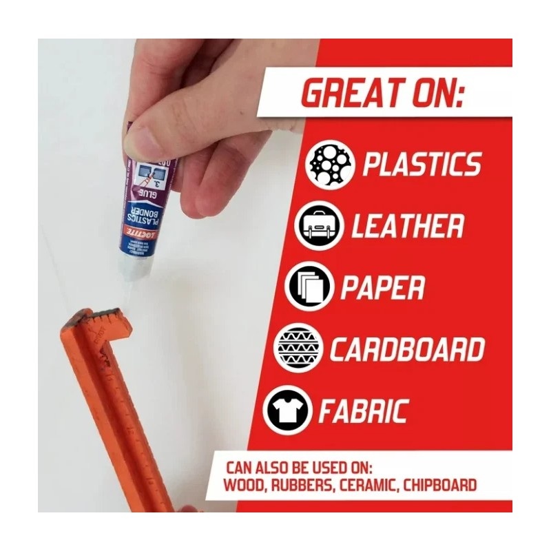 Loctite (2 pack) Loctite Super Glue Plastics Bonder, 1-0.14 oz