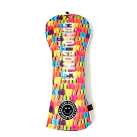 Komokome Fairway Wood X Golf Single Golf Headcover Macaroon Inner Bore FW Pencil Sack Embroidered Print
