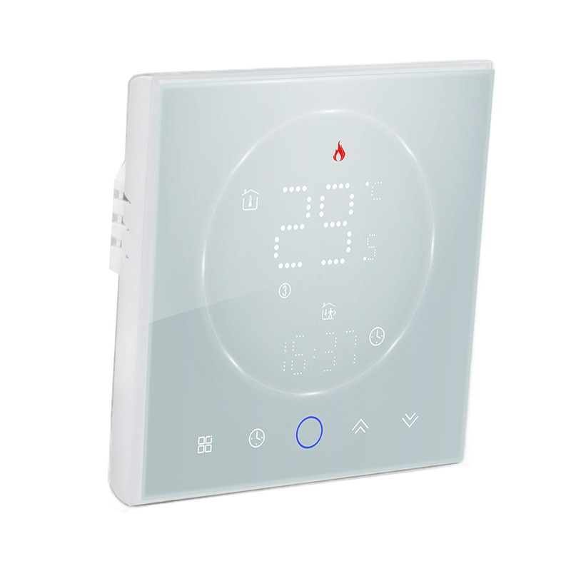 Smart Thermostat LED Screen Water Heating Control 13mm Recessed Wireless