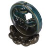 Backflow Incense Burner Waterfall Lotus Base Ceramic Holder Aromatherapy Ornament