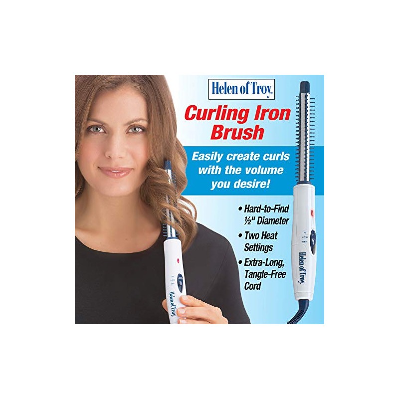 Collections Etc Helen of Troy 1512 Brush Iron, White, 1/2