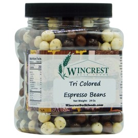 Chocolate Espresso Beans - 24 Oz Tub (Tri Color)