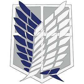 Wings of Freedom -Attack on Titan Vinyl Decal Stocker 4.25 X 3.35 inch SSND -1050