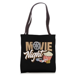 Movie Night - Popcorn Movies Cinema Family Tote Bag