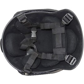 HISTOEG Airsoft Helmet and Face Mask, Airsoft Full Face Mask, Color Bullet PJ quick Helmet with Detachable and Adjustable Goggles, Front NVG Bracket and Side Rails, Medium, Black