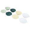 Ice Bowl Containers Mold Light Green Dark Green White Yellow