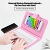 Keyboard Case, PU Leather Magnetic Flip Stand Travel Carrying Case