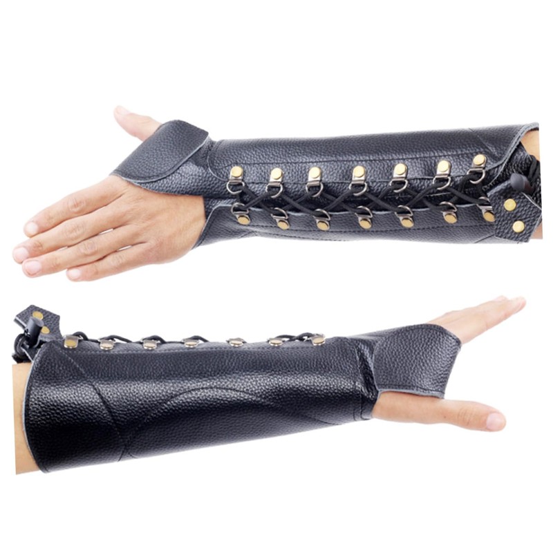 WHAMVOX Archery Arm Guard Outdoor Archery Accessory Washable Pu Leather