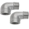 OTOTEC 2 Pieces 304 Stainless Steel 90 Degree Angle Connector