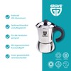 Gräwe espresso maker, made of stainless steel (0 % aluminium),