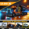 BJZ 3/4" Strobe+Marker Lights Dual Function Amber Trailer LED Side