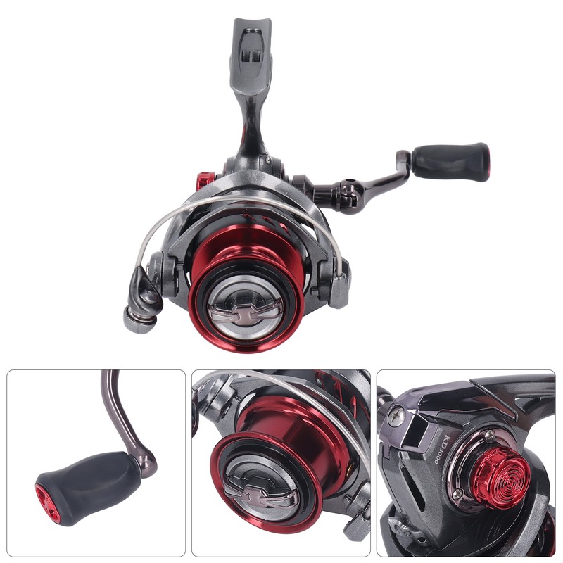 Spinning Reel Full Metal Stainless Steel Pressure Relief Button Humanized