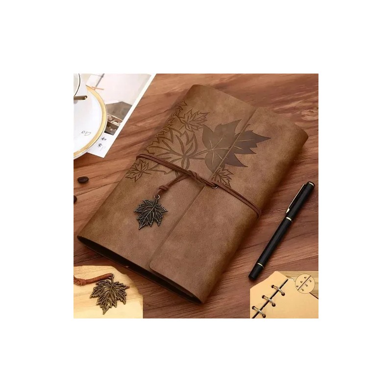 Tiri Libreta Vintage De Piel Grande A5, Dibujo, Creativo