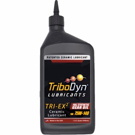 TriboDyn TRI-EX 2 75w-140 Synthetic Gear Oil with Ceramic Coating (1 Quart, 75W-140)