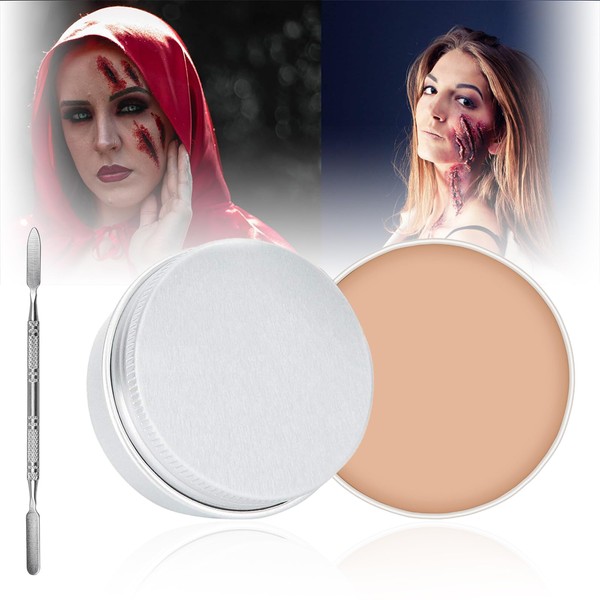 Darryy Make-Up Modelling Wax, 50 g Skin Wax, 1 Spatula,