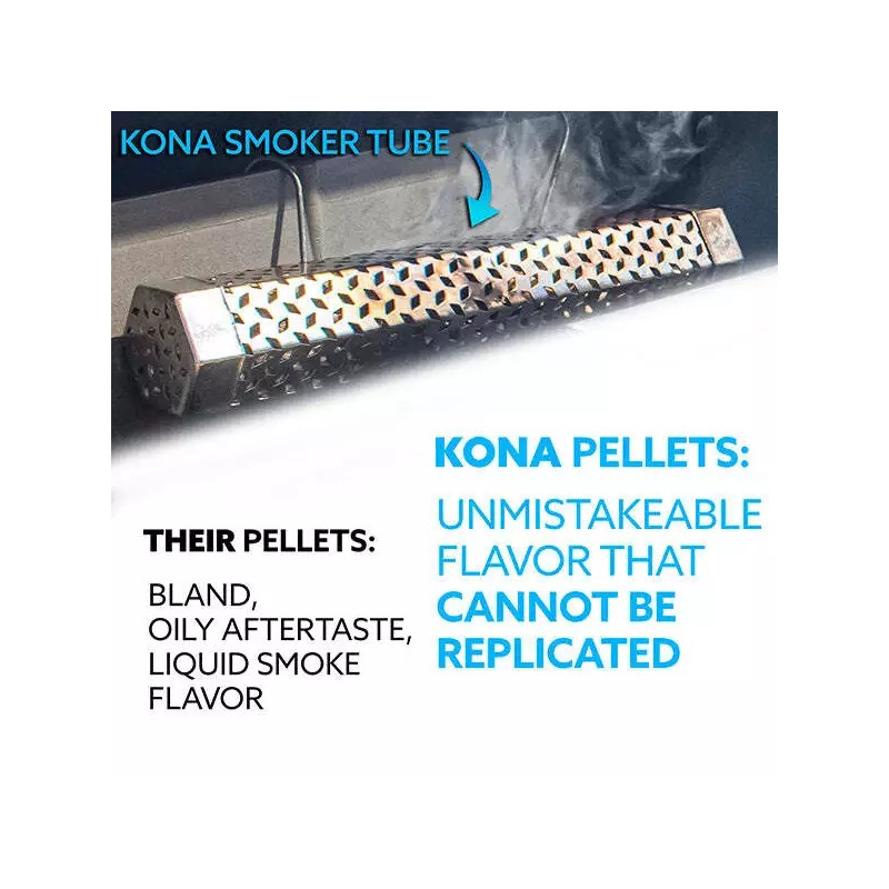 Kona Premium Wood Pellets (8lbs) - Grilling & Smoking -