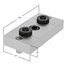 8020, 6130, 15 Series, Access Hole Drill Jig for 1.5" x 3" T-Slot Aluminum Extrusion 80/20 T-Slot Tools