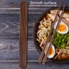 Portable Wooden Reusable Chopsticks Storage Case Box Chop Sticks Pack